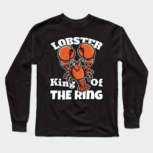 Orange Crusher: Lobster Claims Boxing Throne Long Sleeve T-Shirt